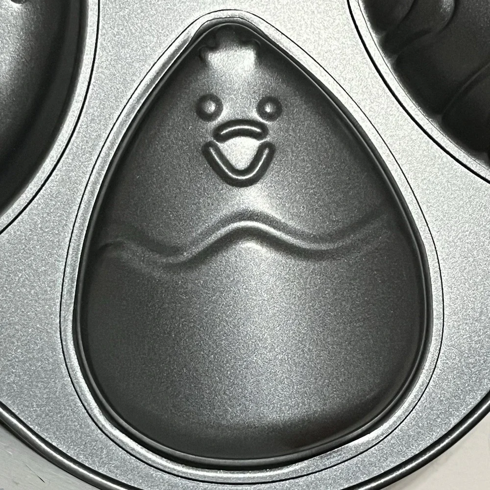 Nordic Ware Easter Egg Spring Cakelet Pan 6‎ Cavity Non-Stick 3.5 Cup Metal